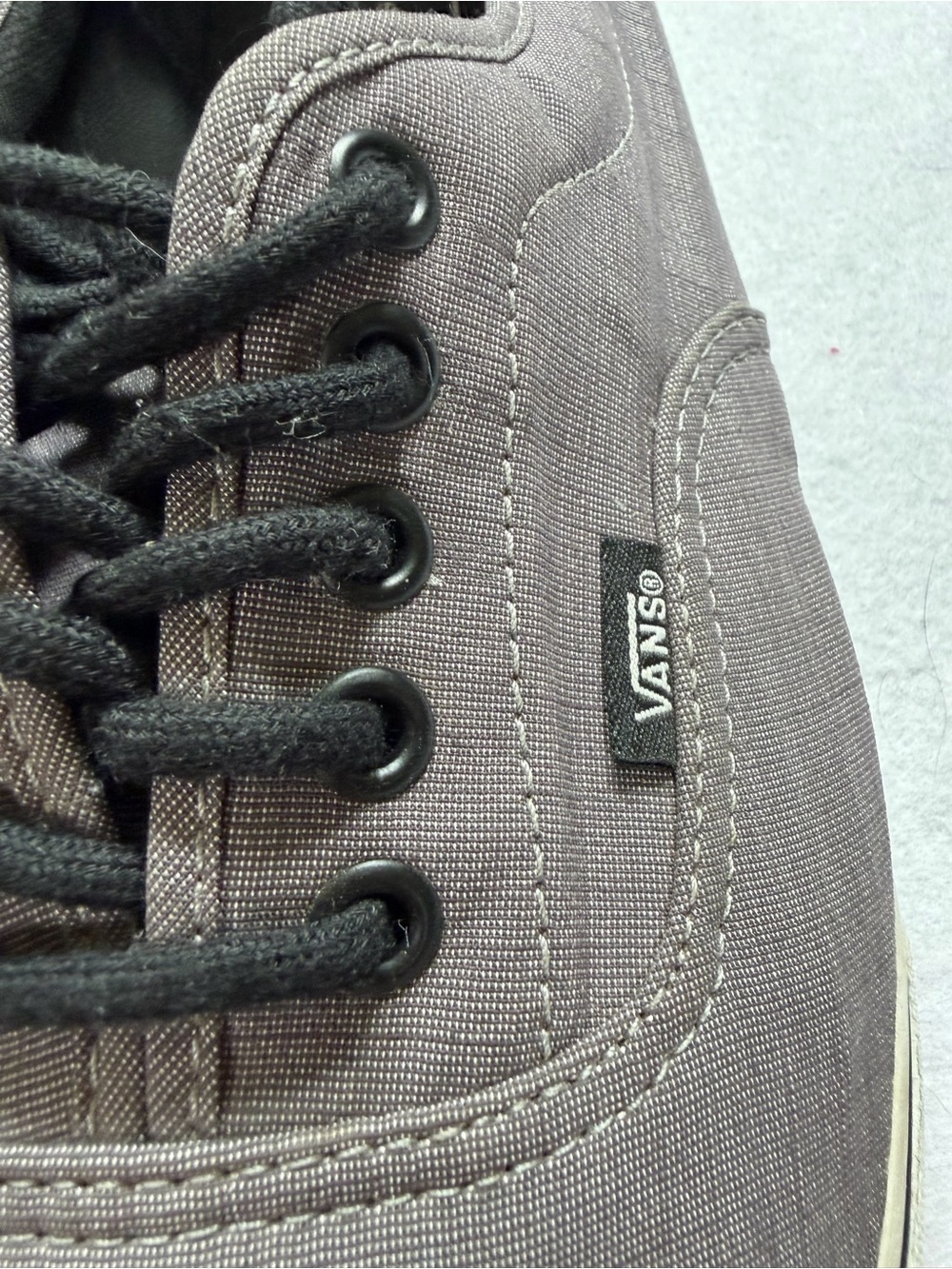 Vans Off The Wall Gray Canvas Skate Sneakers Mens Size 11 👟Great deal $$$
